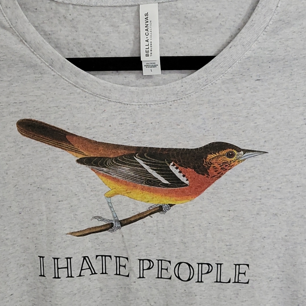 Bella Canvas "I Hate People" Graphic Tee - Picture 2 of 7